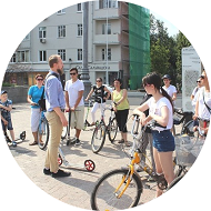 Велосипедно-самокатная экскурсия «Гоголевская Москва»