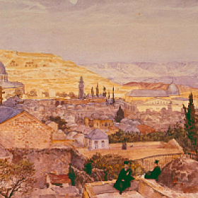 Николай Васильевич Гоголь прибыл в Иерусалим