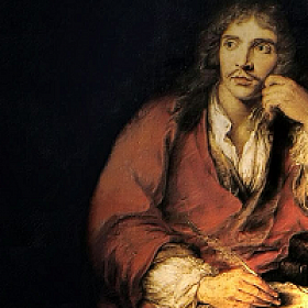 скончался французский драматург, комедиограф и актер Мольер (Жан-Батист Поклен) [15.I.1622 — 17.II.1673]