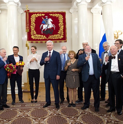 Церемония вручения премий города Москвы 2015 года в области литературы и искусства