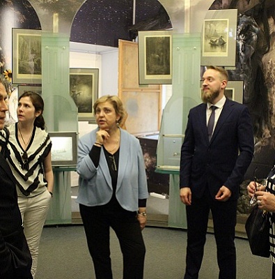 Посол Австрии в России вместе с супругой посетили «Дом Гоголя»